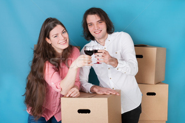 Stock photo: First house