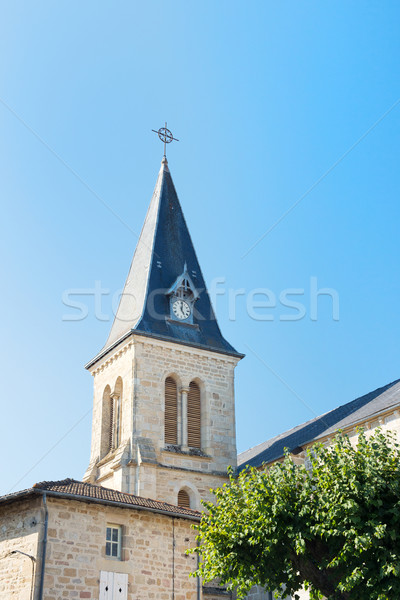 Church Peyrat le Chateau Stock photo © ivonnewierink