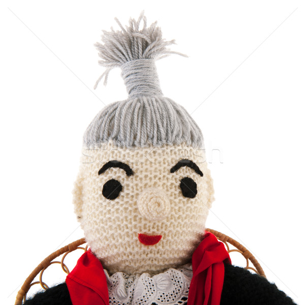 hand knitted grandma Stock photo © ivonnewierink