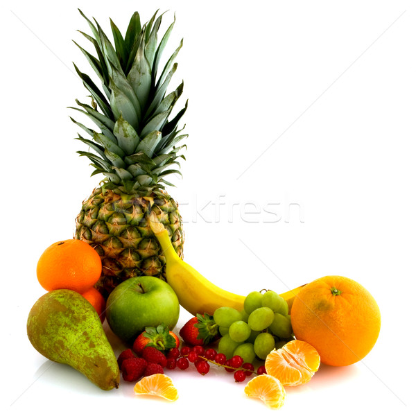 arrangement of fresh summer fruit Stock photo © ivonnewierink
