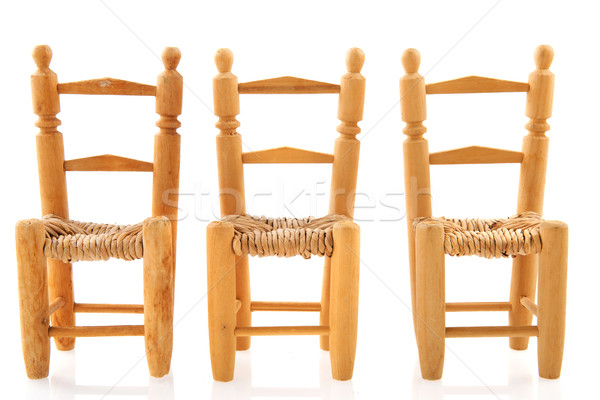 Row chairs Stock photo © ivonnewierink