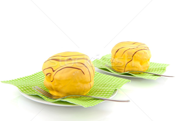 Yellow cakes Stock photo © ivonnewierink