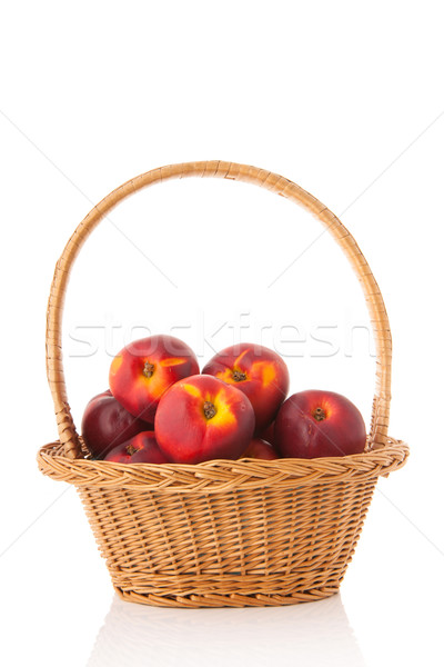 Basket fresche isolato bianco alimentare Foto d'archivio © ivonnewierink