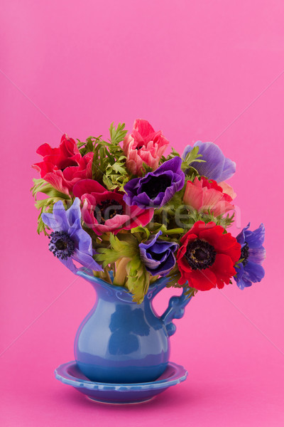 Colorful bouquet Anemones Stock photo © ivonnewierink
