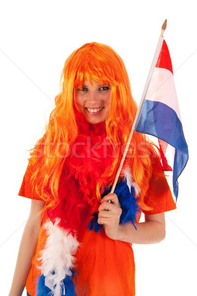 [[stock_photo]]: Jour · holland · fille · célébrer · femme · sport