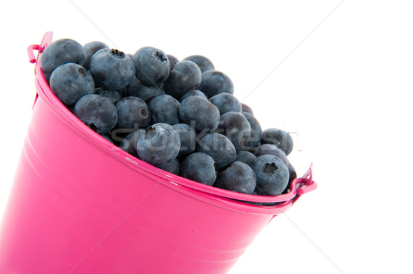 Bucket blueberries Stock photo © ivonnewierink