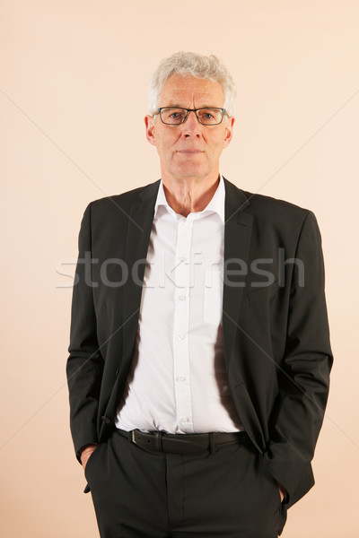 Handsome senior man Stock photo © ivonnewierink