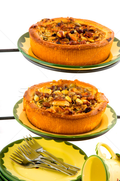 apple pies with nuts Stock photo © ivonnewierink