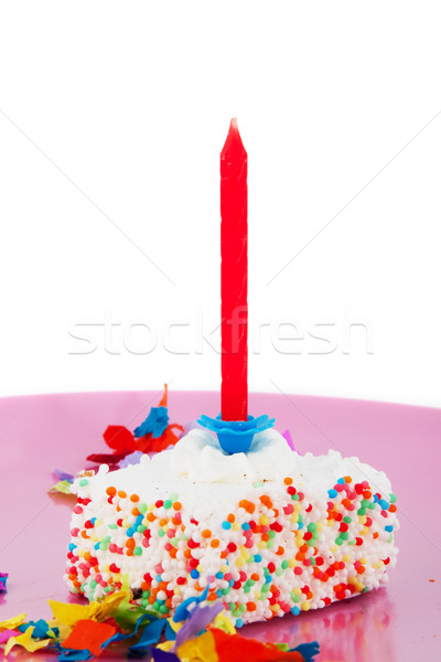 Fancy cake for birthday Stock photo © ivonnewierink