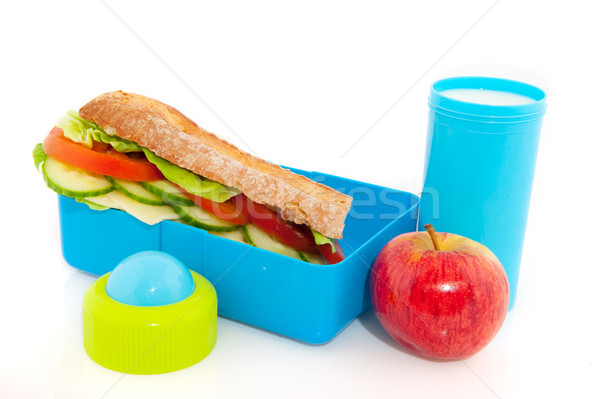 Healthy lunch box Stock photo © ivonnewierink