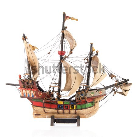Sailboat made of clog Stock photo © ivonnewierink