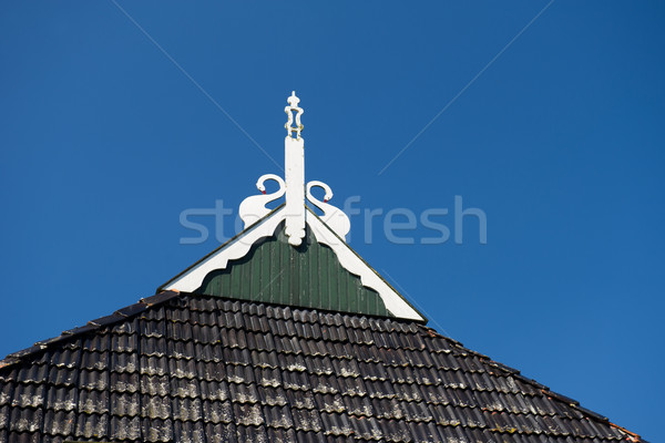 Typical detail Dutch farmhouse Stock photo © ivonnewierink