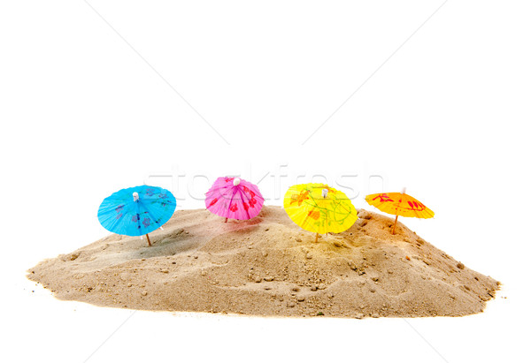 Stock photo: Parasol at the beach