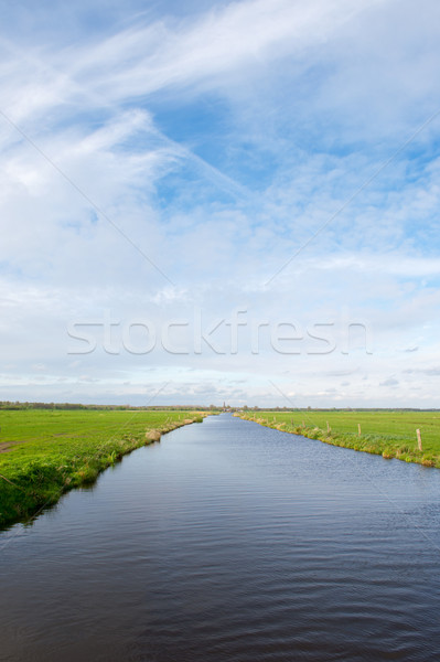 Сток-фото: голландский · пейзаж · воды · природы · горизонте · Голландии