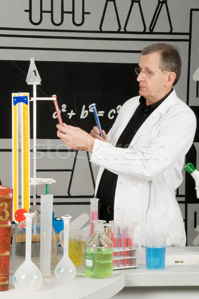 Professor in the laboratory Stock photo © ivonnewierink