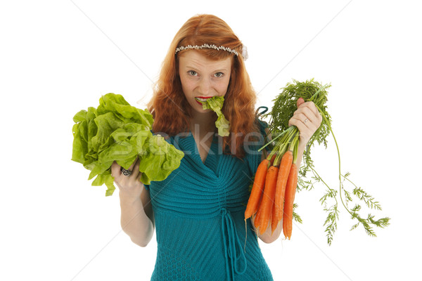 Young woman at diet Stock photo © ivonnewierink