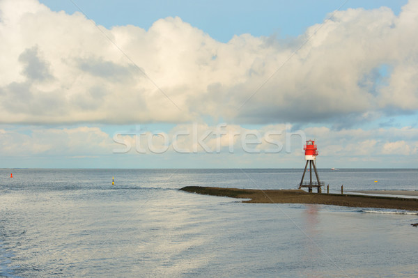 Baken eiland kust Stockfoto © ivonnewierink