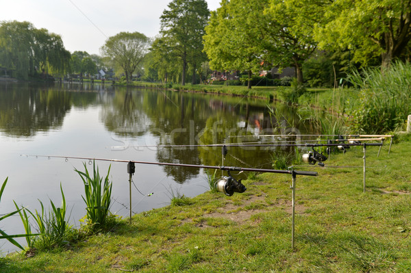 Fishing rods Stock photo © ivonnewierink