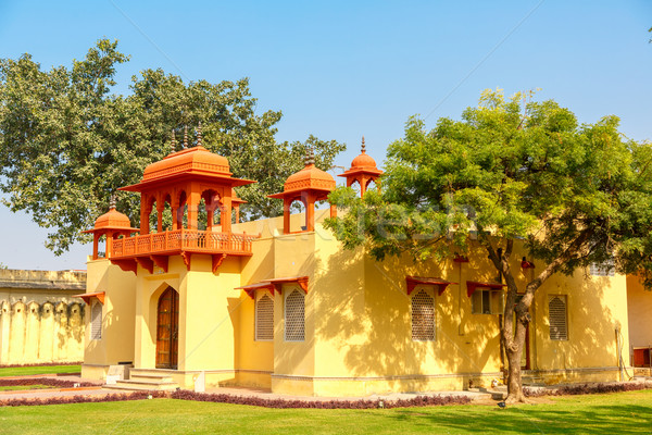 индийской архитектура дома астрономия саду дерево Сток-фото © ivz