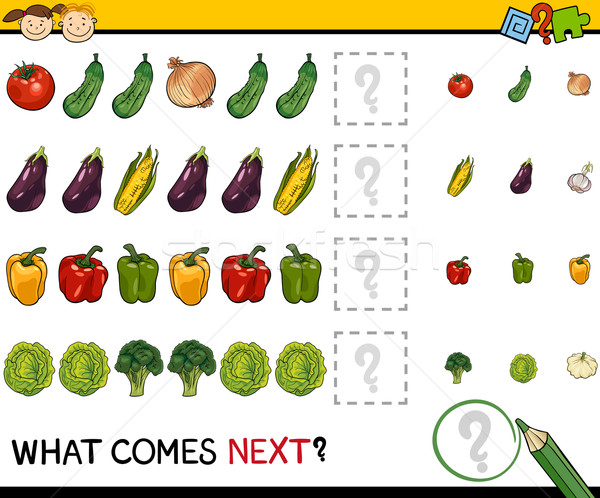 what comes next game cartoon Stock photo © izakowski