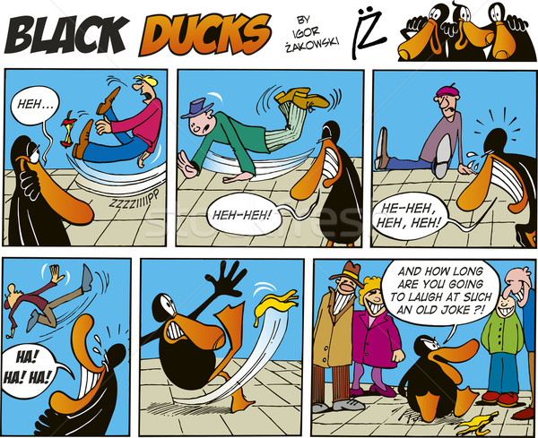 Black Ducks Comics episode 6 Stock photo © izakowski