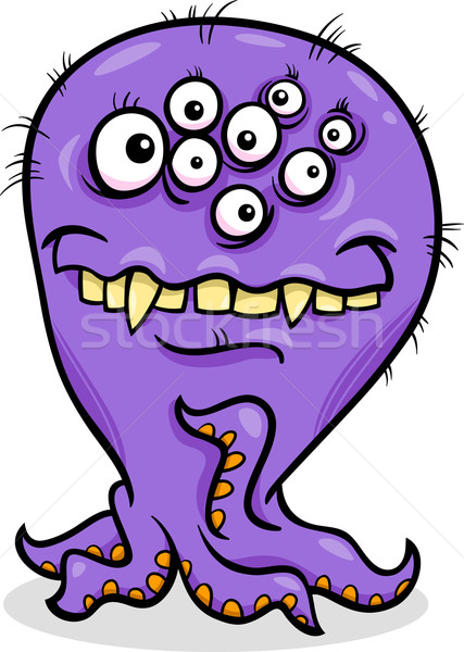 cartoon funny monster illustration Stock photo © izakowski