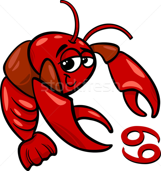 cancer or the crab zodiac sign Stock photo © izakowski