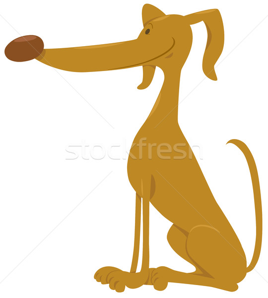 cute dog cartoon animal Stock photo © izakowski