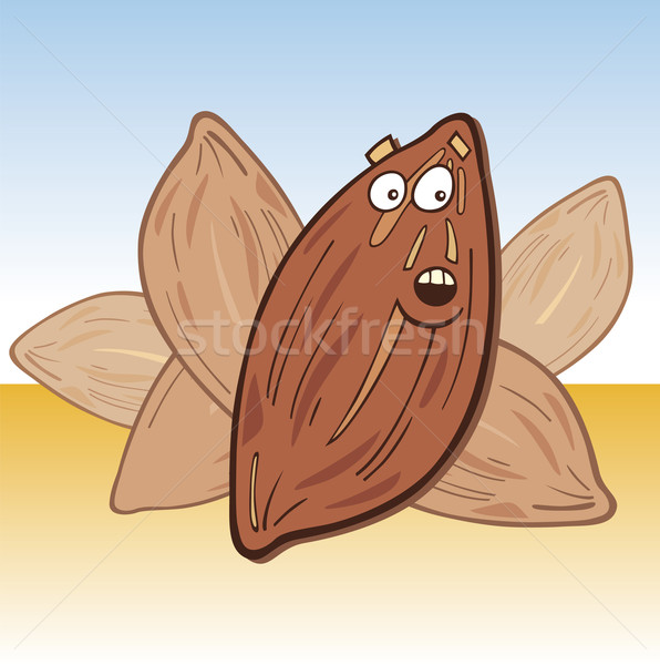 Cartoon Almond Vector Illustration C Igor Zakowski Izakowski 414050 Stockfresh