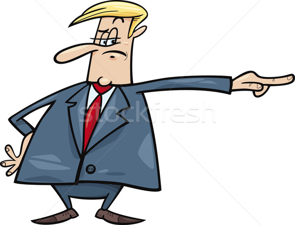 angry boss firing somebody Stock photo © izakowski