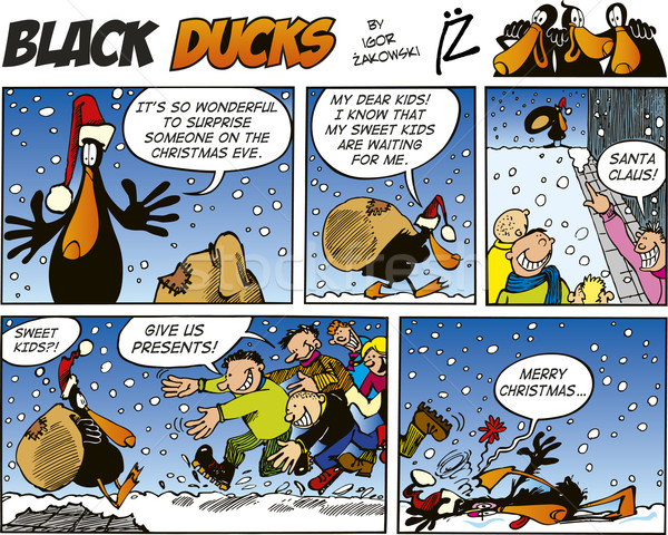 Black Ducks Comics episode 21 Stock photo © izakowski