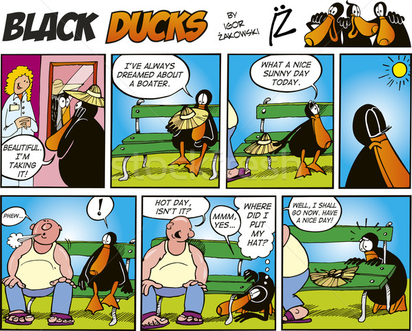 Black Ducks Comics episode 13 Stock photo © izakowski