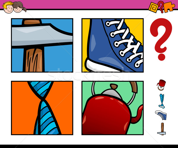 educational activity with objects Stock photo © izakowski
