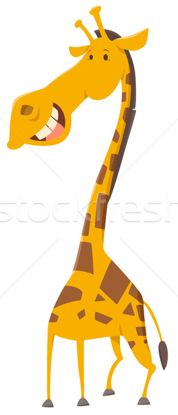 giraffe cartoon animal character Stock photo © izakowski