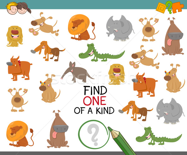 find one of a kind with animals Stock photo © izakowski