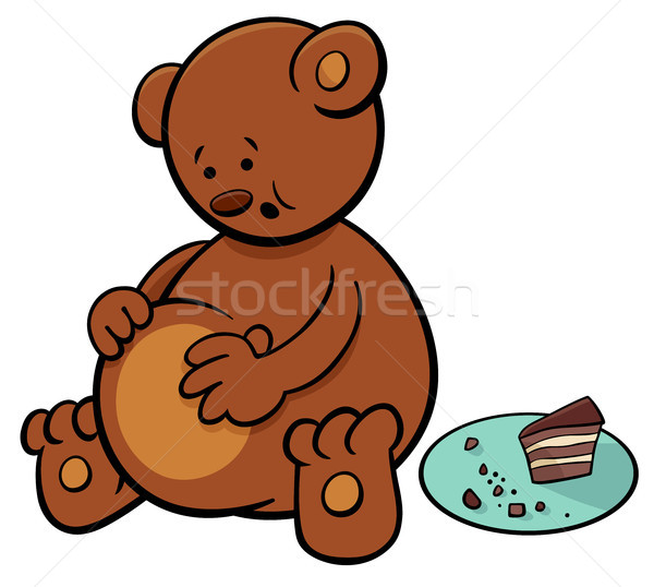 little bear cartoon character Stock photo © izakowski