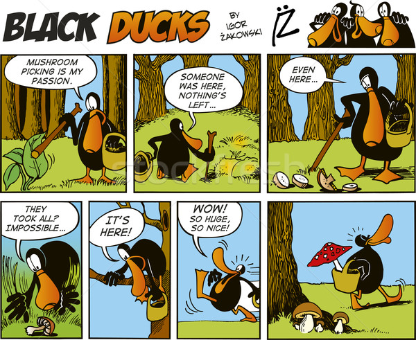 Black Ducks Comics episode 23 Stock photo © izakowski