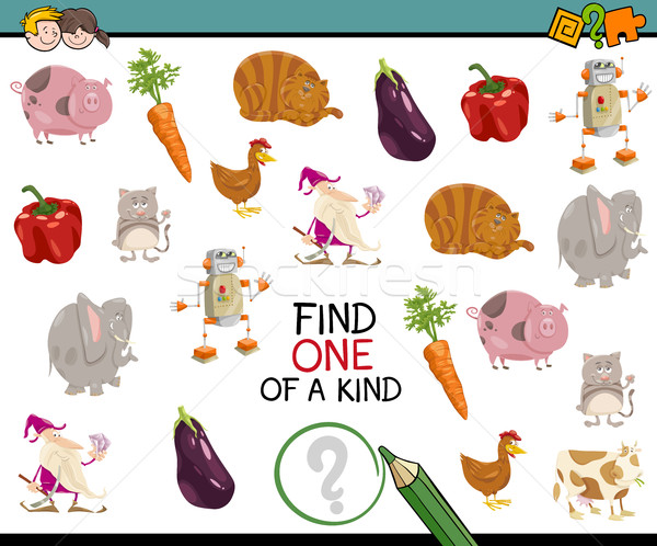 find one of a kind activity Stock photo © izakowski