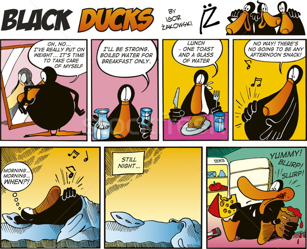 Black Ducks Comics episode 7 Stock photo © izakowski