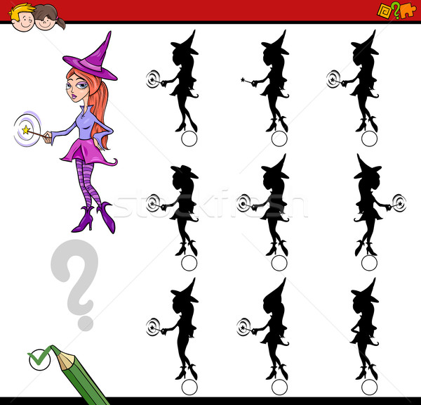 shadow differences worksheet Stock photo © izakowski