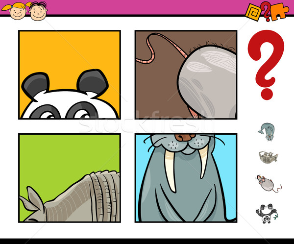 educational activity with animals Stock photo © izakowski