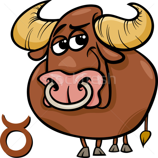 taurus or the bull zodiac sign Stock photo © izakowski
