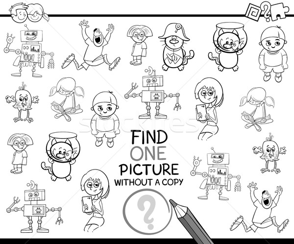 find single item coloring page Stock photo © izakowski