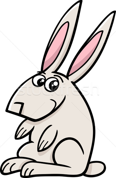 Stock photo: rabbit farm animal cartoon