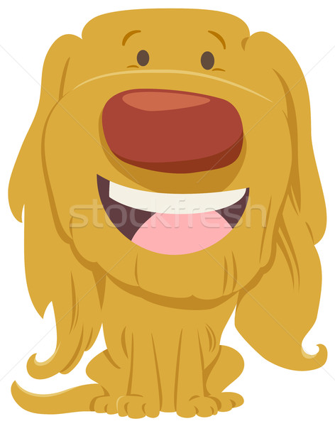 Cute собака Cartoon иллюстрация счастливым Сток-фото © izakowski