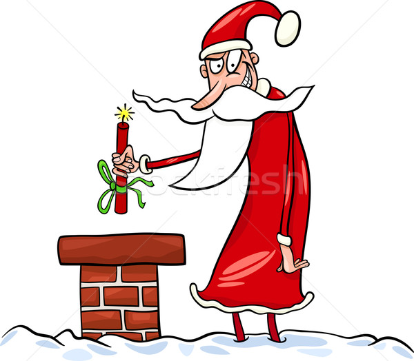 Santa Claus Cartoon Christmas Illustration Vector Illustration C Izakowski 2215270 Stockfresh