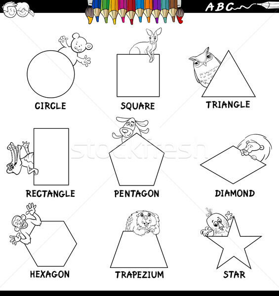 セット 動物 色 図書 ストックフォト © izakowski