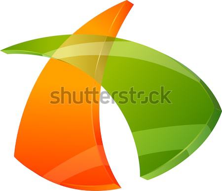 3D signo símbolo diseno gráfico resumen icono Foto stock © izakowski