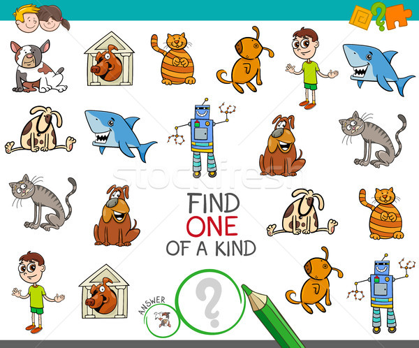 find one picture of a kind activity game Stock photo © izakowski