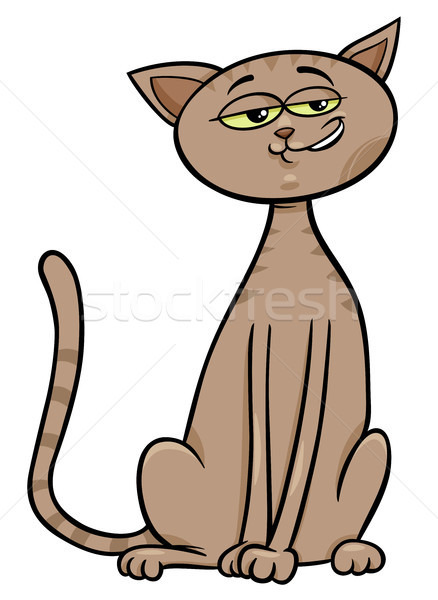Ilustração De Desenho Animado De Gatos E Clipart. Foto de Stock - Imagem de  animais, cômico: 284216776